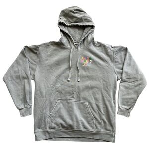 Astroworld Theta Kappa Phi Shake Day Gray Hoodie Size Large